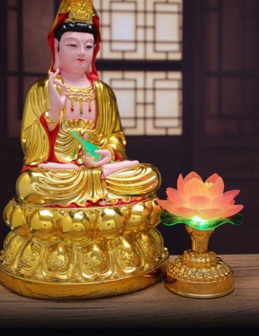 Amazon.co.jp: 蓮花 仏花 蓮華 蓮華灯 蓮の花 仏具 ロータス 蓮 造花